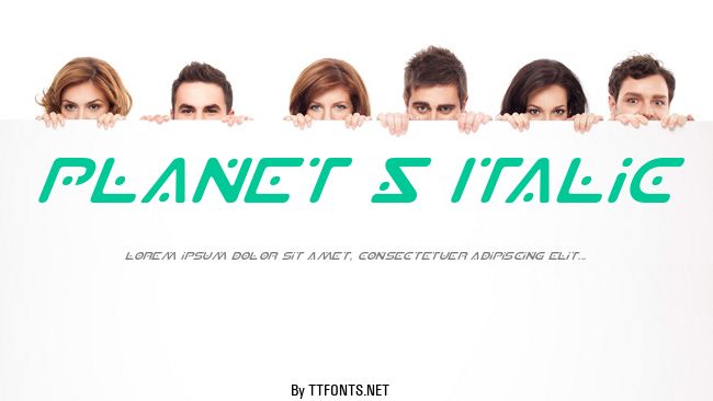 Planet S Italic example